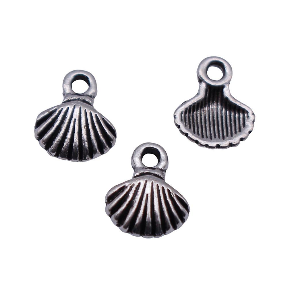 Shell Charms Multi Color Alloy Pendants For Beach Themed DIY Jewelry Accessories