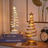 Artificial Christmas Lights Tree Fairy Lamp Tree Metal Spiral Star Lighting Holiday For Home Living Room Decorations Night Lamp