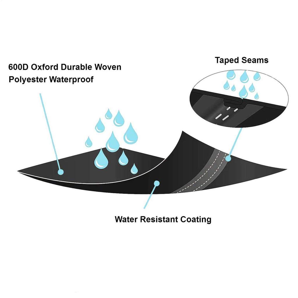 Grill Cover Outdoor Barbecue Cover Waterproof Anti-UV Protector For Outdoor Cooking Equipment Camping Picnic Backyard