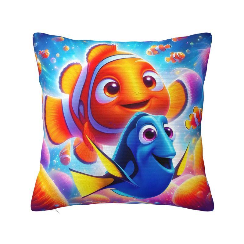 Anpassat Disney-film Hitta Nemo Kuddfodral 40x40cm Soffa Anime Kawaii Modernt Kuddfodral Bil Kuddfodral