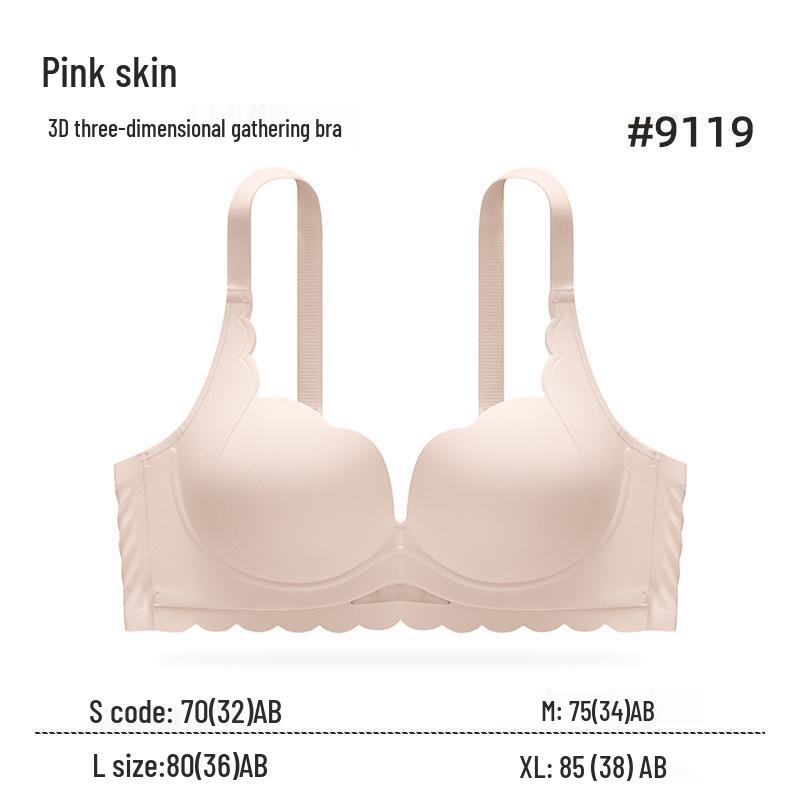 Set di Intimo Push-Up Senza Cuciture: Valorizza il décolleté piccolo, Comodo, Supporto traspirante, con Design a Coppa a Mano.