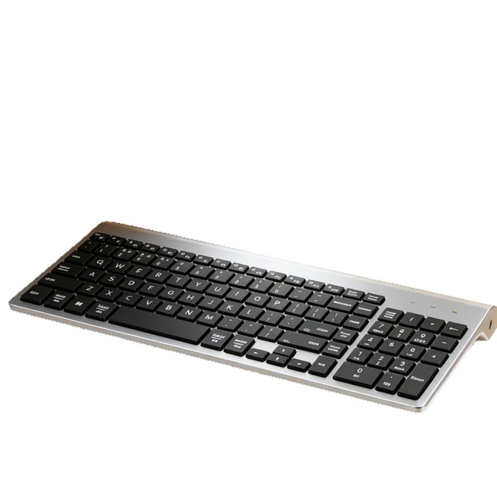 Dual-Mode Backlit Bluetooth Wireless Keyboard & Mouse Set with Eight-Color Lighting