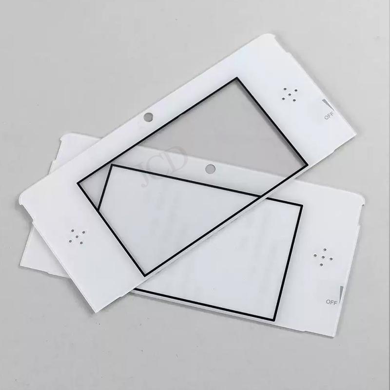 1PCS Top Screen Glass/Plastic Lens with Strong Adhesive  Replacement Front LCD Cover For Retro Handheld Game Console