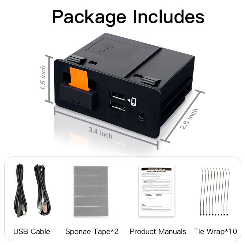 Adaptador Carplay para Mazda 2/3/6/CX3/CX5/CX9/MX5/FIAT 124 2014-2021 Carplay & Android Auto