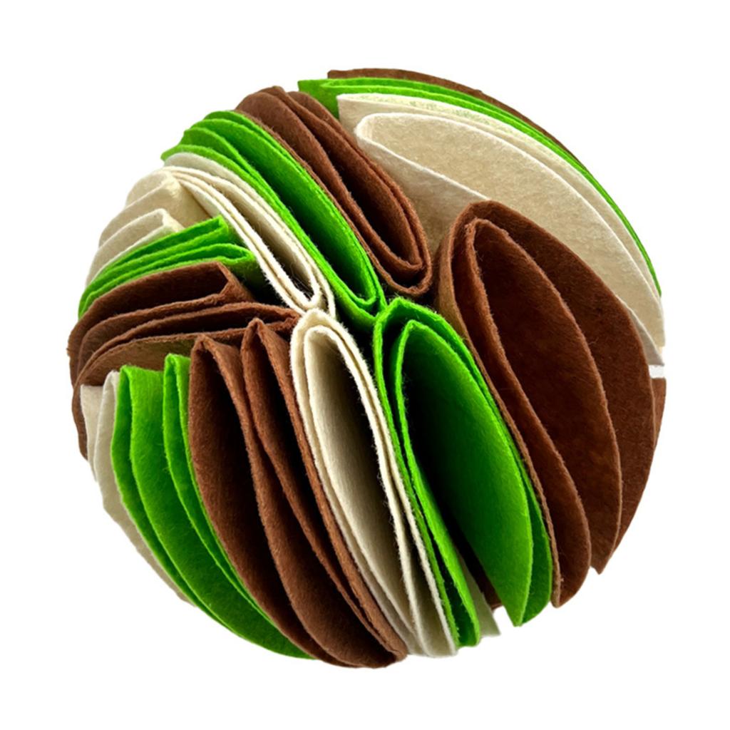 Inner Roll Sniffing Ball Pet Dog Intelligence Training Toy Amuse Pet Bubble Rubber Ball