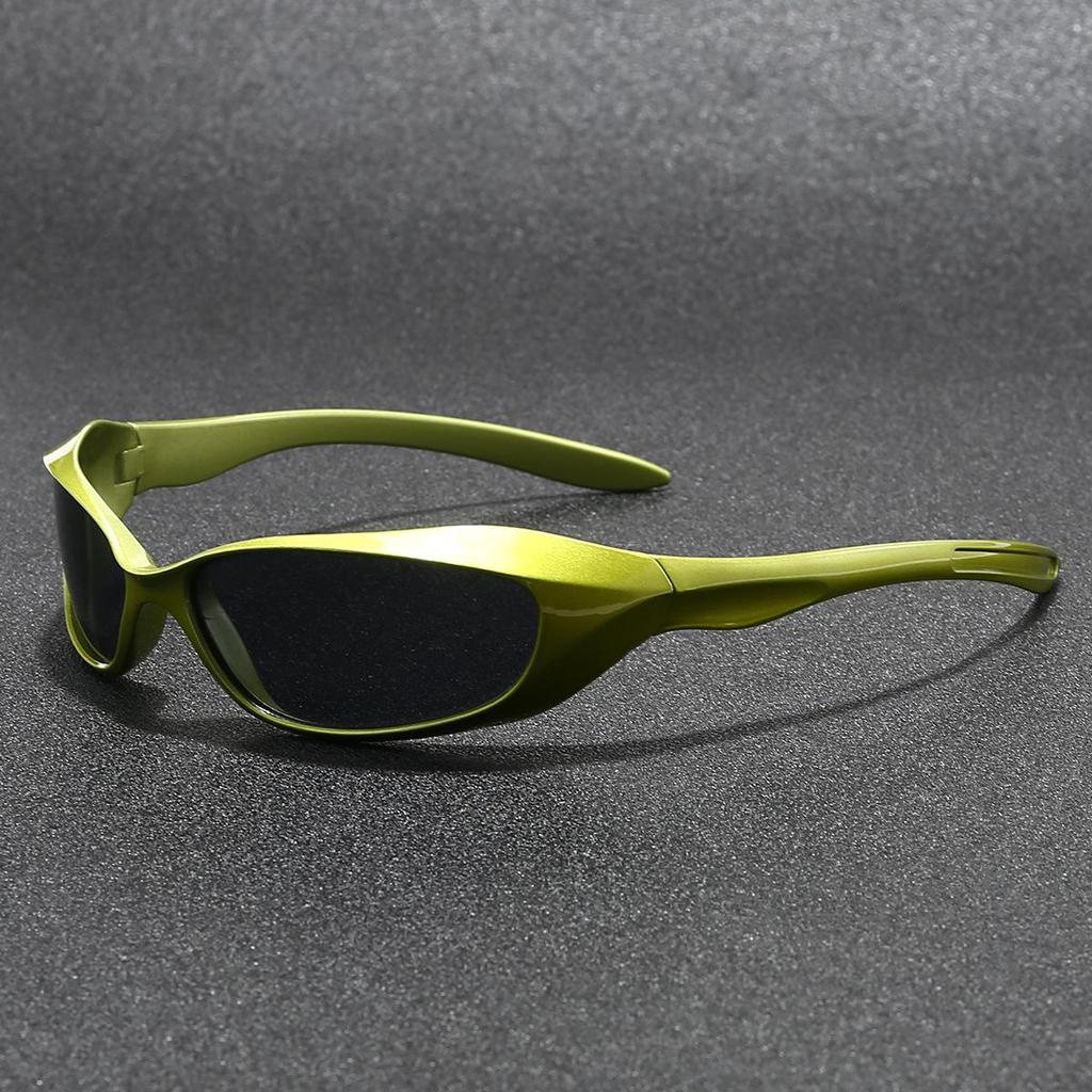 Y2K Avant-Garde Futuristic Sunglasses: Trendy Millennium Outdoor Sports Glasses