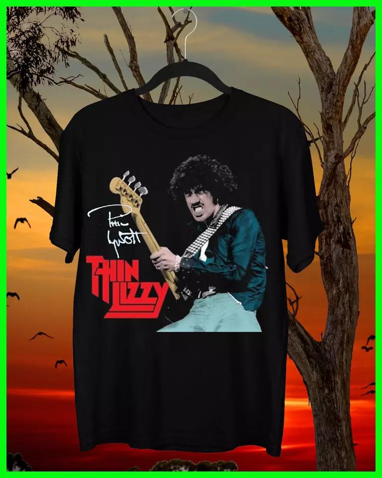 Thin Lizzy Band Black Heavy Cotton All To 4XL Shirt Unisex Unisex T-Shirt XXL