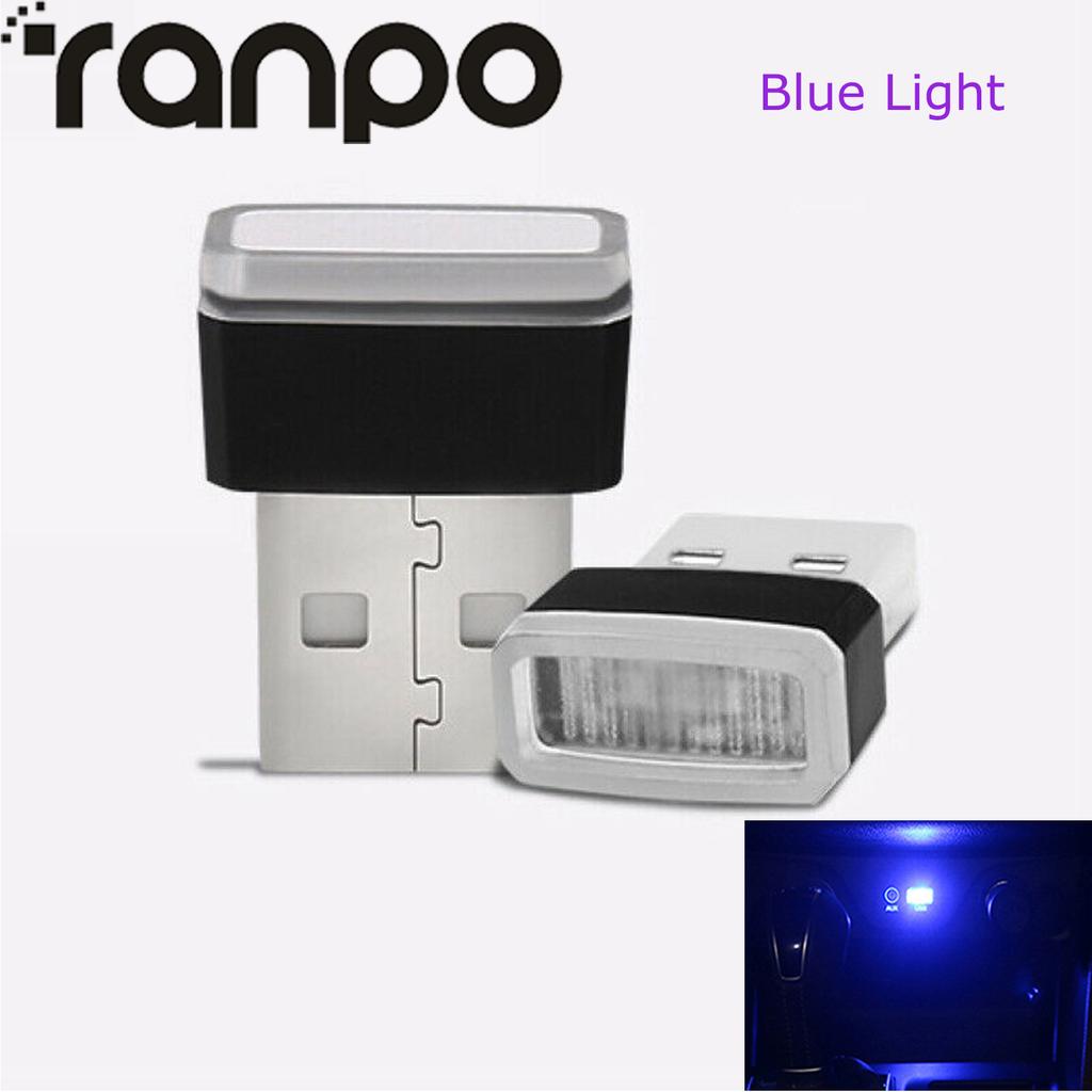 10x mini flexibilní USB LED světelný pásek do interiéru auta neonová atmosférická trubice neonová lampa