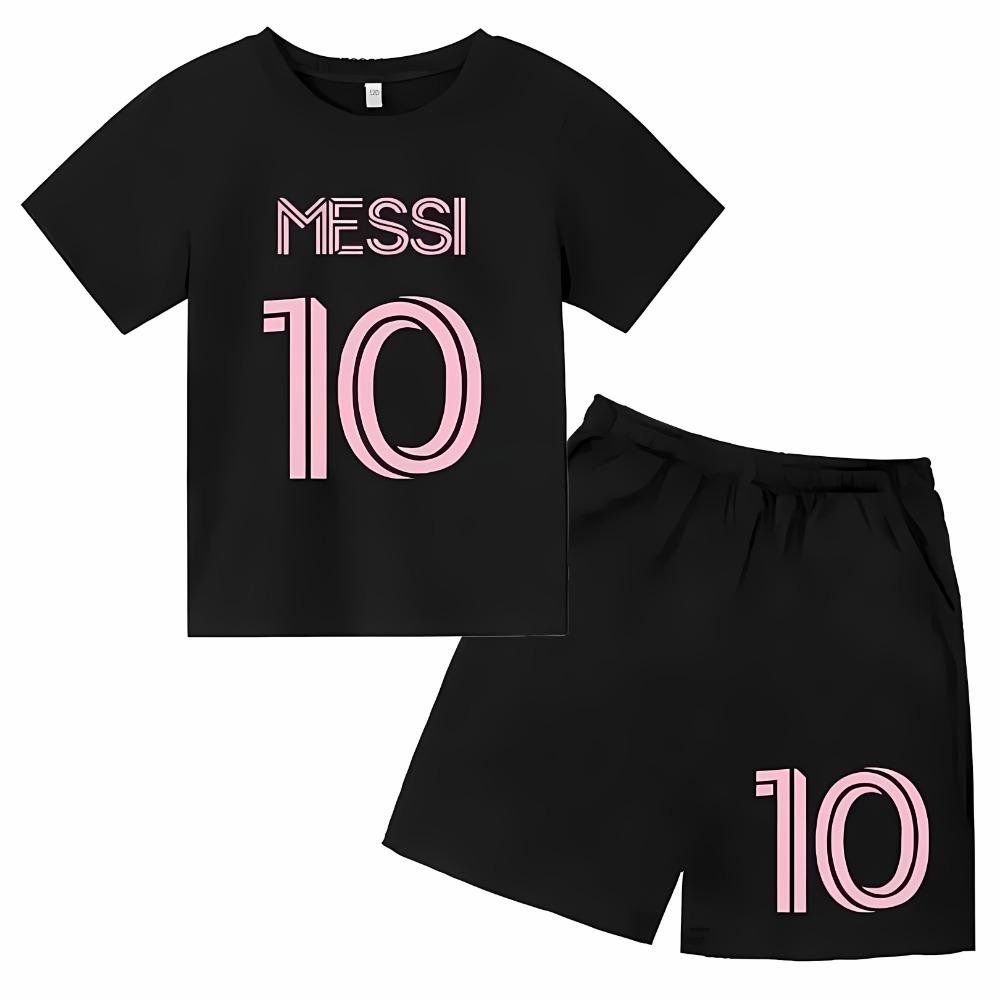 The 2026 Summer new children s set features 3D digital printing for football sports which is casual fashionable and soft 110