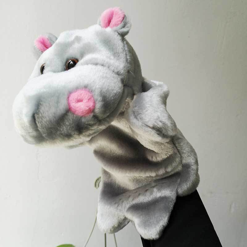 Tier Handpuppe Katze Puppen Plüsch Handpuppe Frühe Bildung Lernspielzeug Kinder Marionetten Puppen zum Geschichtenerzählen