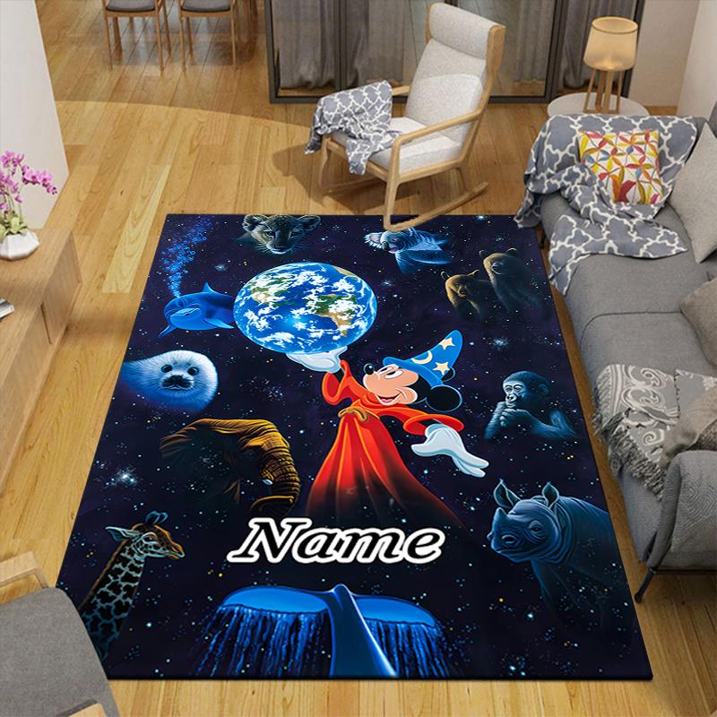 Custom 1Pc Mickey Pluto'S Flea Fight Rug Office Carpet Indoor Outdoor Entrance Doormat Nonslip Soft And Comfortable Living Room D916142