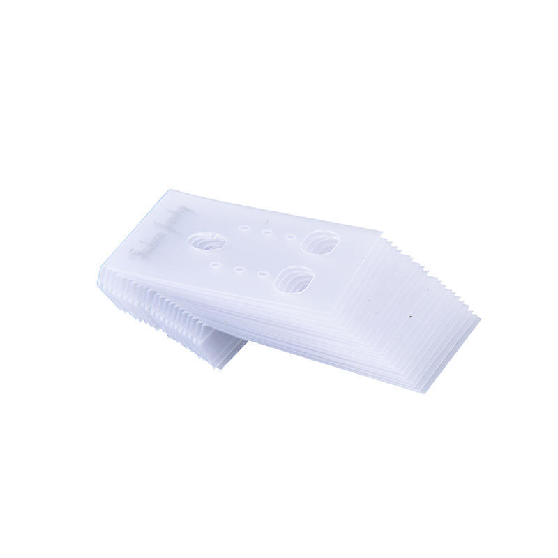 100X Clear Professional Type Plastic Earring Ear Studs Holder Display Hang Cards,