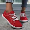 White Canvas Couple Sports Shoes Training Large Size Men Women Anti-Slip Wear-Resistant Gymnastics Performance Flat Heel