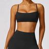 Beauty Back Sports Underwear Women Shockproof Running Workout Clothes Top Outer Wear Yoga Clothes Vest Beauty Back Sling Bra