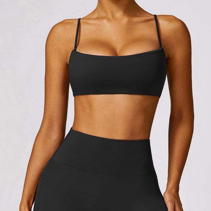 Beauty Back Sports Underwear Women Shockproof Running Workout Clothes Top Outer Wear Yoga Clothes Vest Beauty Back Sling Bra