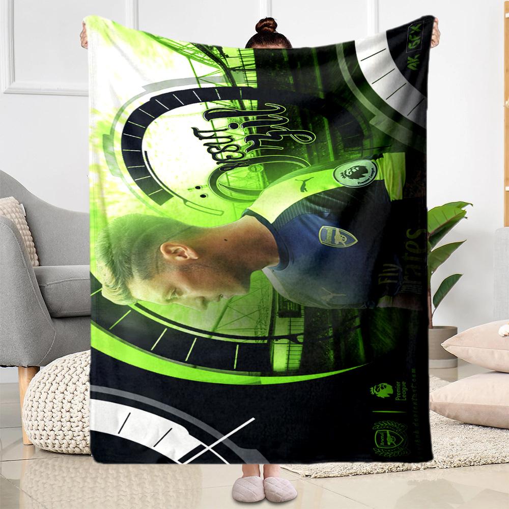 Goalkeeper Saves Ball. Blanket Durable Comfort Perfect for Livingroom Seaside Bed All-Season Use Playful Design Gifts For Family Or Friends