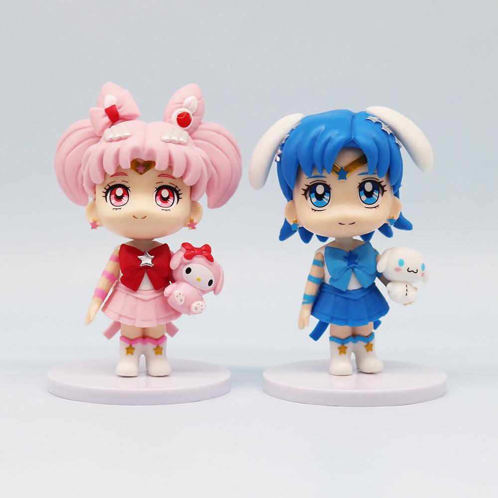 Pvc Sailor Moon Action Figures Set With Standing Poses For Collectors And Kids
