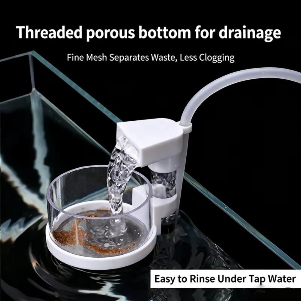 Detachable Fish Tank Waste Collector Water Filtration Fish Poop Cleaner  For Aquascape