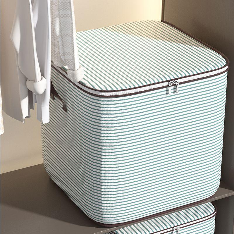 Pouch Storage Bag Organizer Used To Store Daily Necessities With Lids Zipper Foldable High-Capacity Clothes Quilt Bins Container