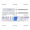 RALLIART Sticker, Front & Rear Emblems