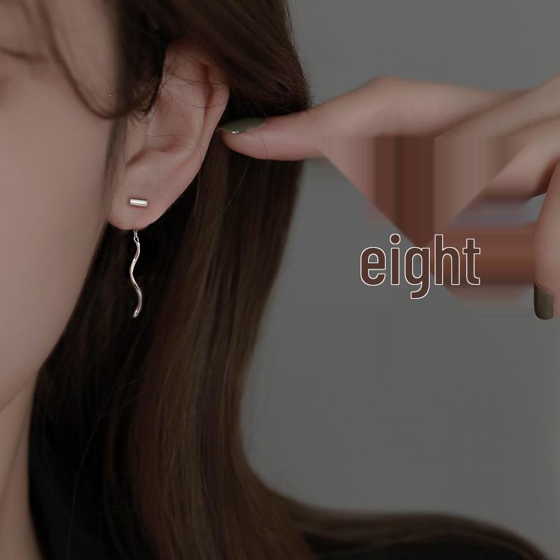 2022 New Wave Earrings: 925 Silver Luxury Earrings for Women
