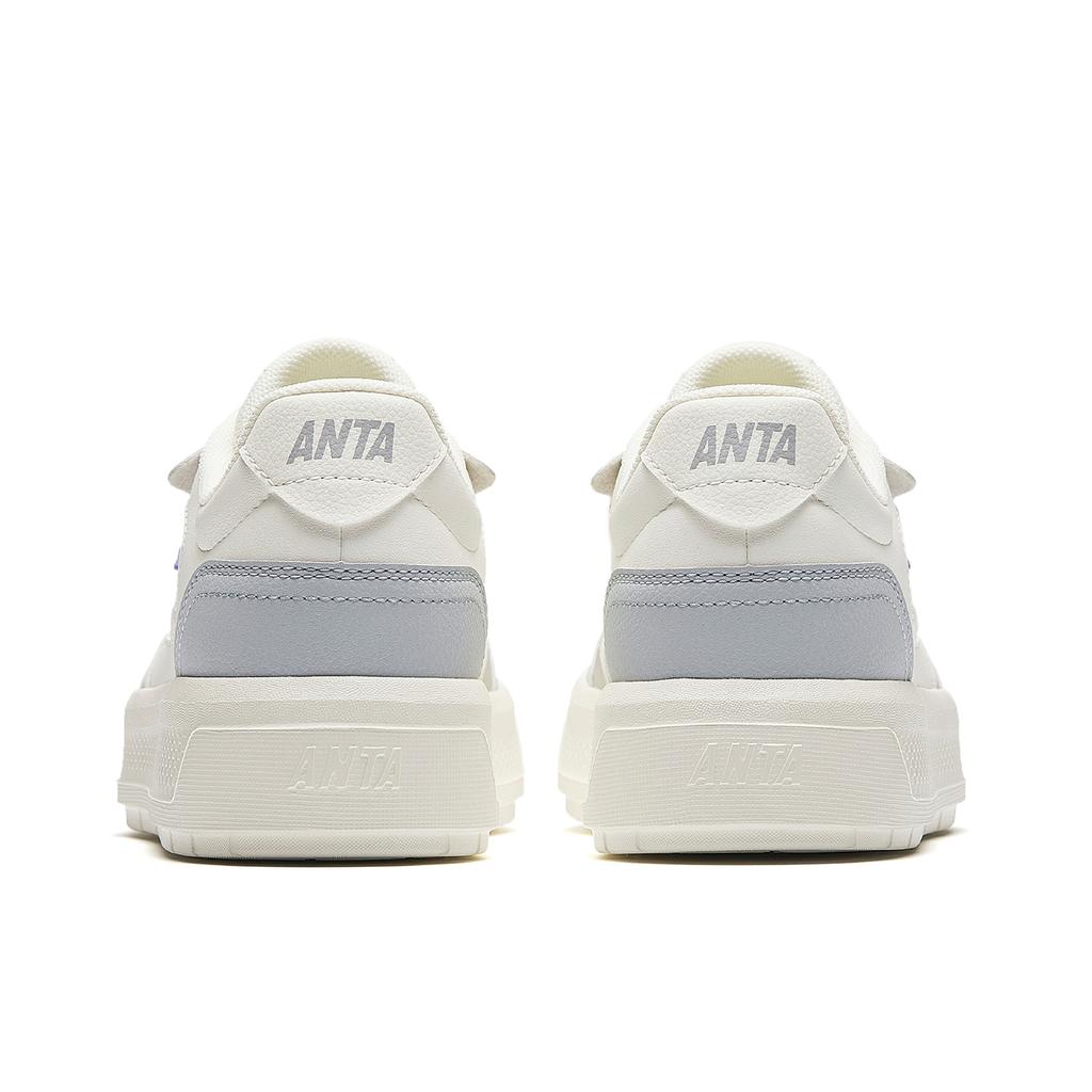 Anta Light Breeze 2 Cushioning, Wear Resistant Skateboard Shoes Women's White Gray 922618018-3