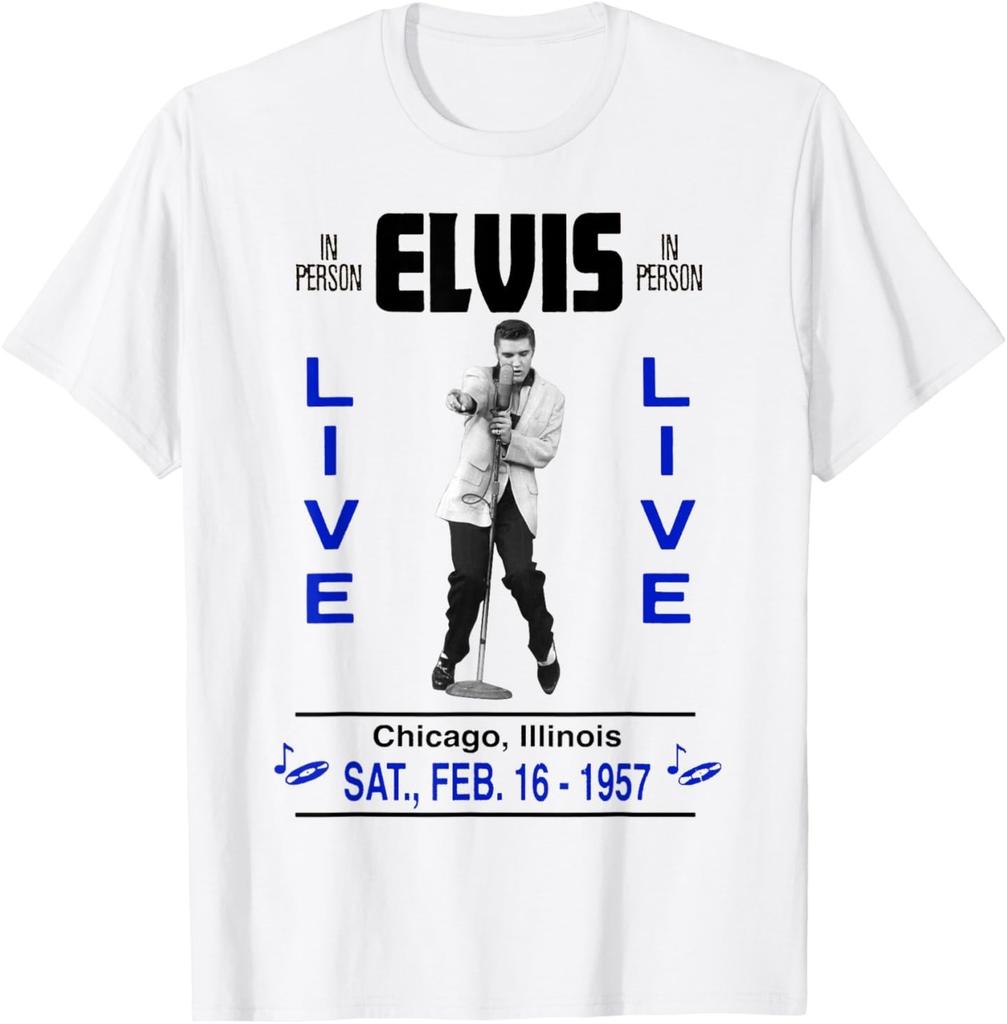 Elvis Presley Official 1957 Chicago Concert T-Shirt