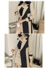 2026 British-Style Women's Windbreaker: Korean Suit Collar, Color-Block Belted Jacket
