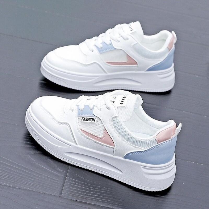Spring/Autumn New Platform Sneakers for Women - Fashion Patchwork Casual Shoes | Breathable & Slip-Resistant Sports Style