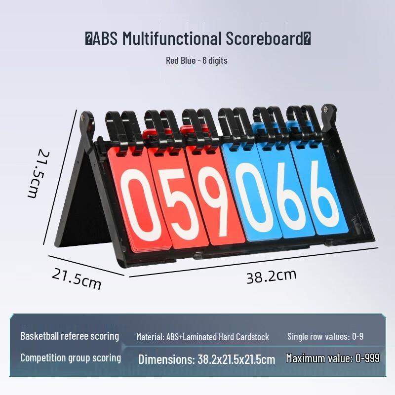 Guandan Flippable 6-Digit Scoreboard