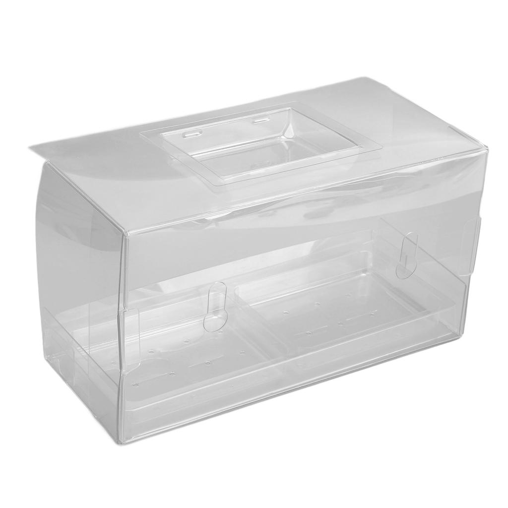 Vogelfutterhaus mit transparentem Fenster und 2 Saugnäpfen, starke Saugkraft, transparentes Außenfenster-Vogelfutterhaus