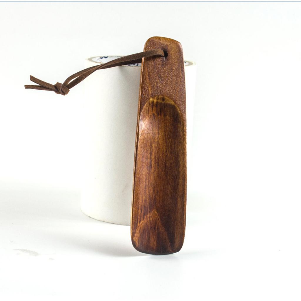 Holzschuhlöffel, kurzer Griff - 15 cm