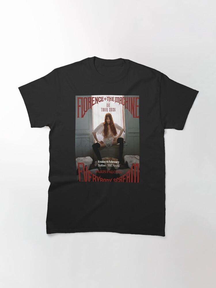 Florence The Machine Tour 2026 Classic T Shirt Indie Music Concert Graphic Tee M