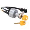 Starter Ignition Switch with Protective Cover 2 Keys for Sany SY210 SY235 SY225 Excavator