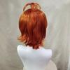 Anime inside out anxiety Orange Wig Cosplay Wig Short Orange Curly Heat Resistant Synthetic Hair Wigs inside out 2 anxiety wig
