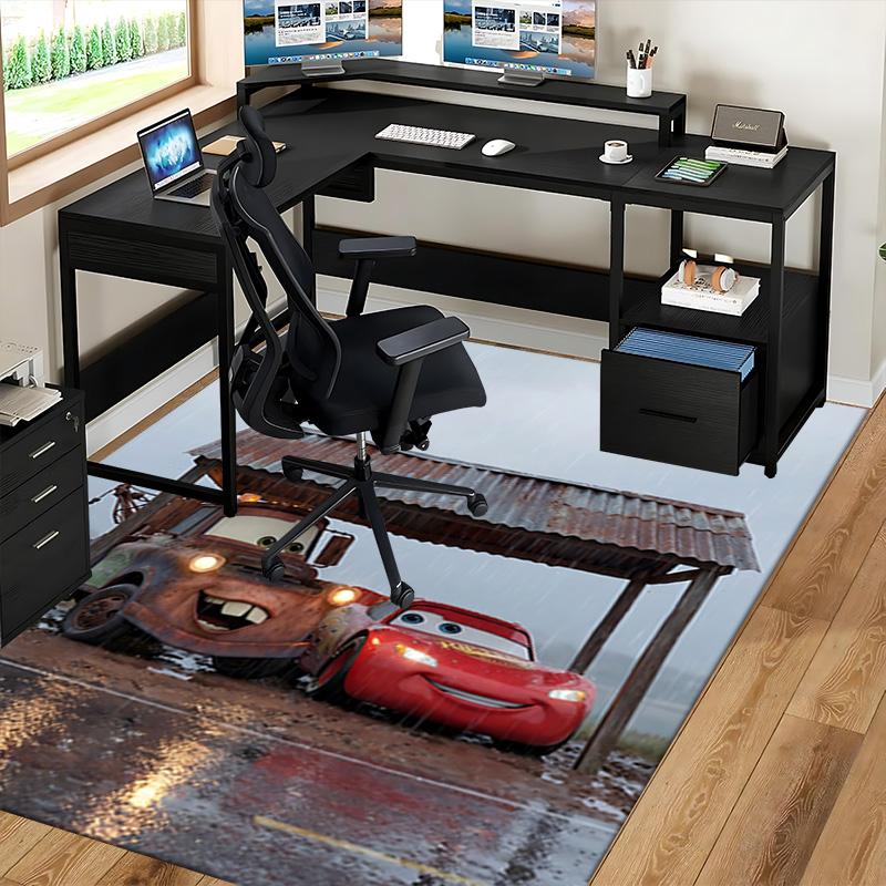 1pc Mcqueens Race Carpet Rug for Bedroom Living Room Decor Sofa Home Game Area Rug Non-slip Floor Mat. D0730016