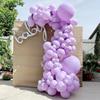 106pcs Pastel Purple Balloons Kit Arch Purple Balloon Garland Baby Shower Gender Reveal Birthday Party Wedding Anniverdary Decor