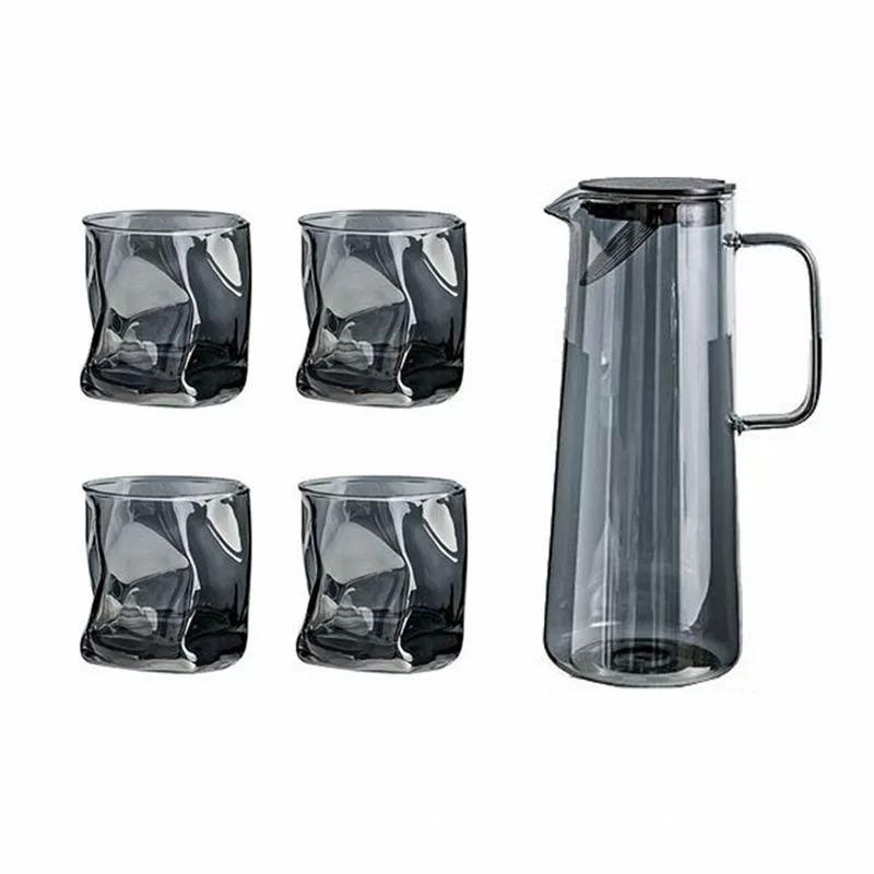 High Temperature Resistant Glass Water Kettle Cup Set