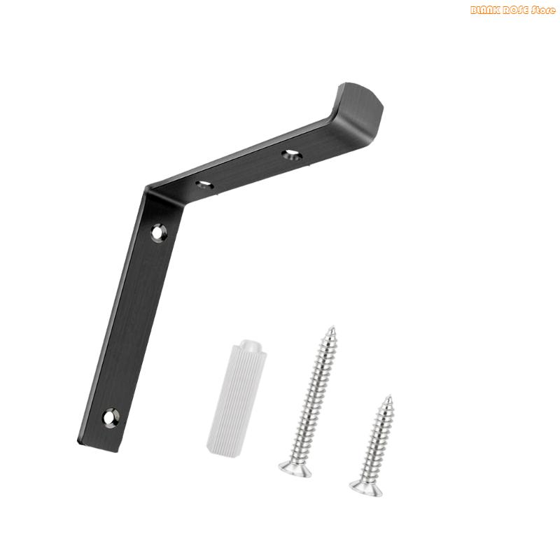 K1AE Wall Mounted Stainless Steel Shelving Bracket Simple Decorative Shelf Bracket