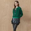 Maxza Square Pattern Knit Zip Up Jumper Zc10qj006on