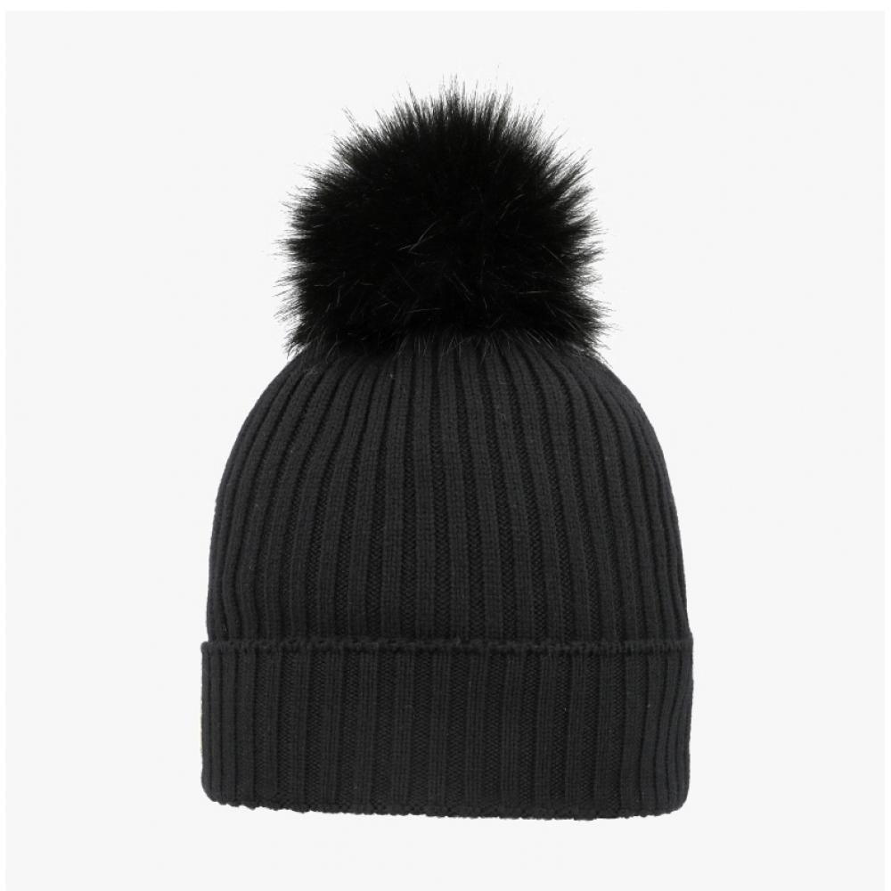 Moncler Pom Pom Beanie Logo Patch 3b00007 M1131 999