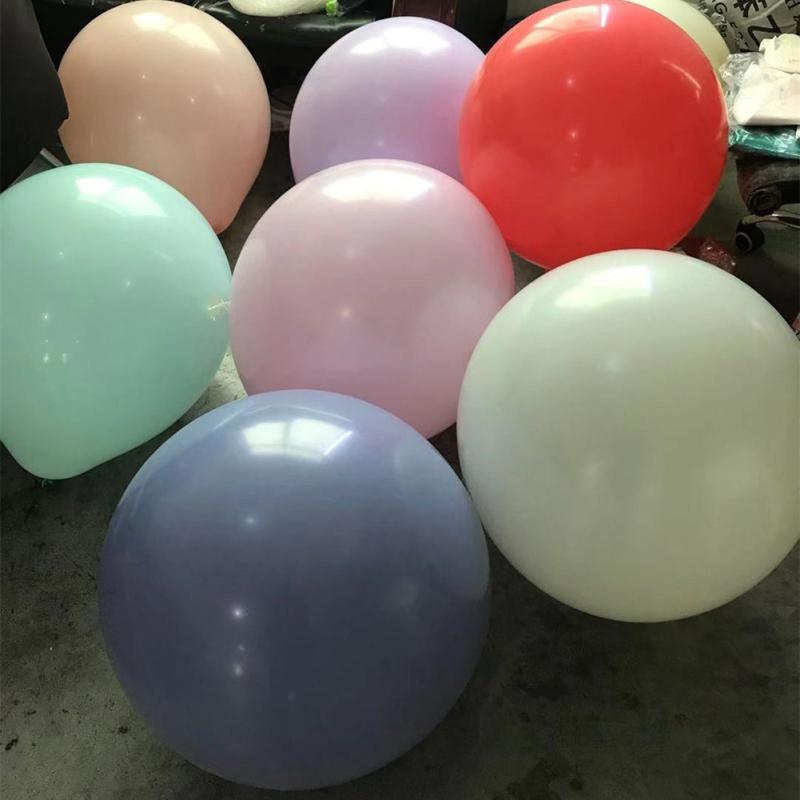 18 Inch Large Macaron-color Latex  Balloon Bright Solid Color Thick Balloon Wedding Birthday