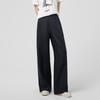 La Chapelle Women's Lyocell Linen Wide-Leg Pants