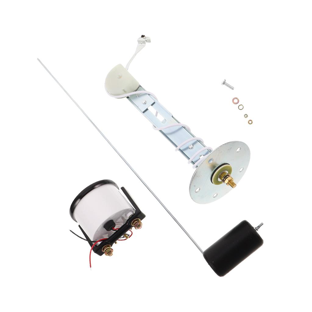 1Set 52Mm Automotive Fuel Gauge with Oil Tank Float Sensor for Car Truck Motorcycle Boat Rv Atv Yacht Marine Gas Level Indicator