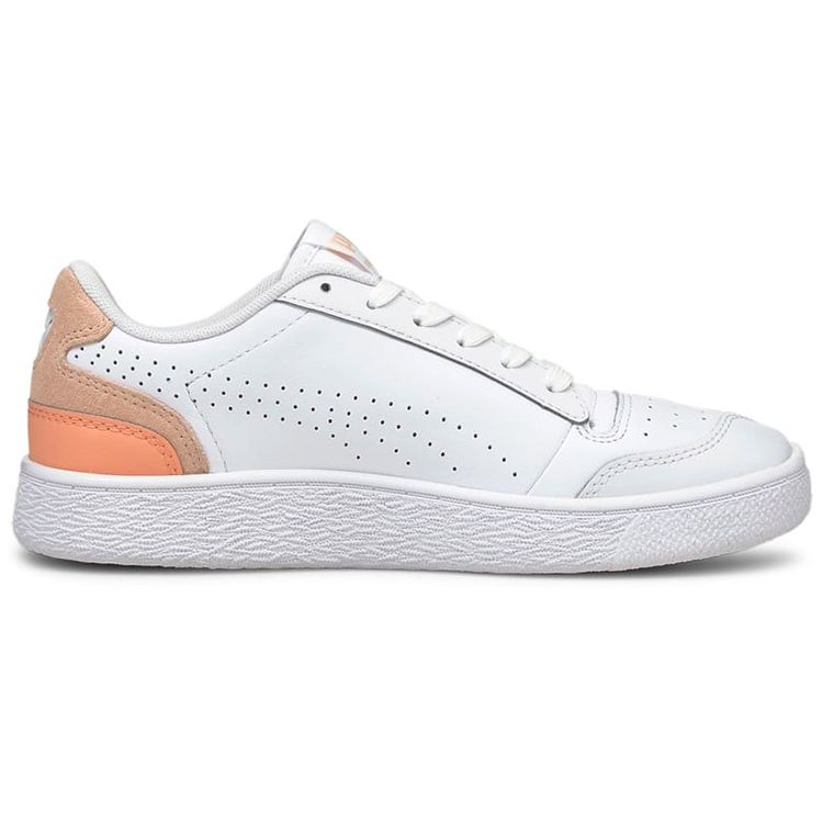 Puma Ralph Sampson Breathable Low-Top Sneakers Unisex Sneakers White Orange 374751-07