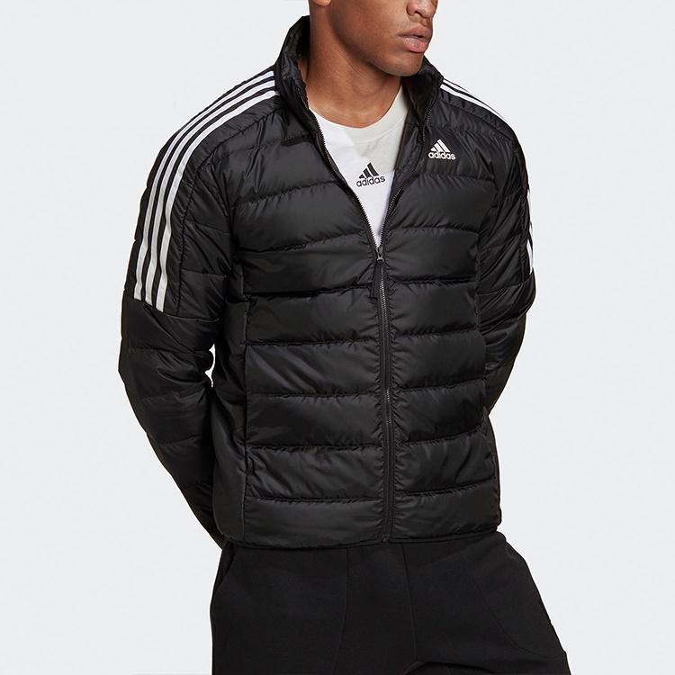 adidas ESSENTIALS Пуховики и Пальто Азиатская Версия Мужские Черные GH4589