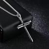 Trendy Non-Fading Titanium Steel Cross Necklace for Men and Women
