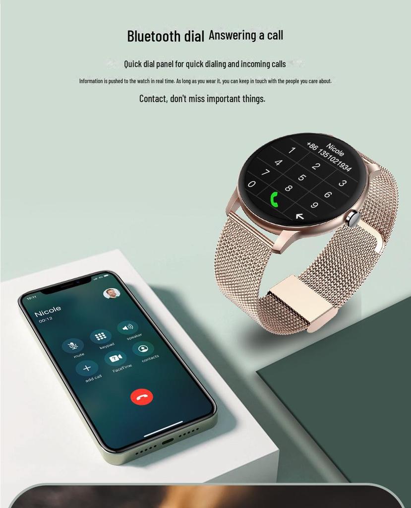 Z2PLUS Smartwatch: Bluetooth Calling, Multi-Sport Tracking, Health Monitoring