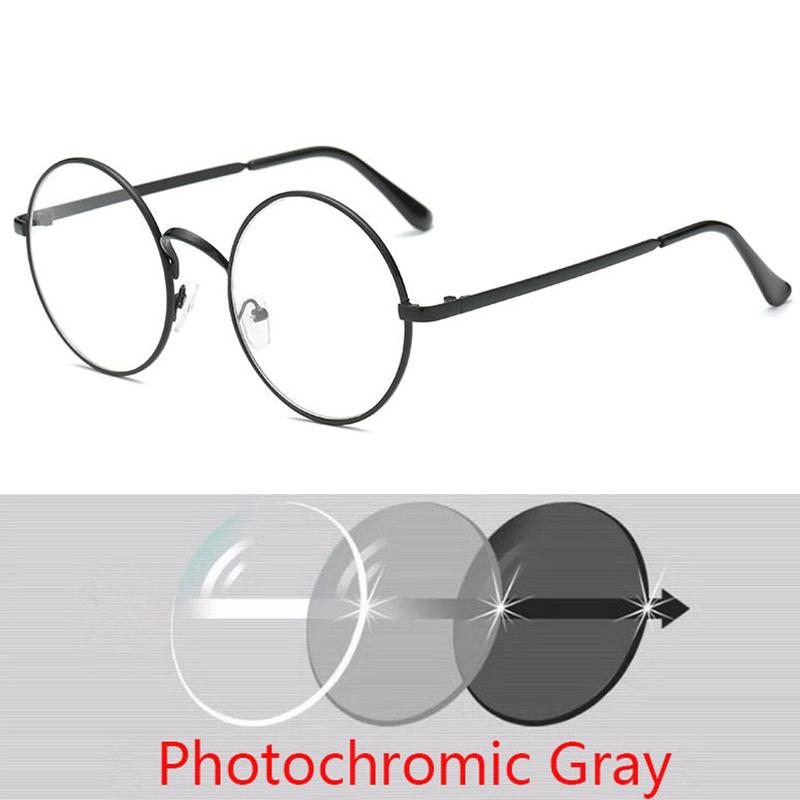 Dioptrien Sph 0 -0,5 -1 -1,5 -2 -2,5 -3 -3,5 -4 -4,5 -5 -5,5 -6,0 Runde Fassung Grüne Beschichtung Myopiebrille