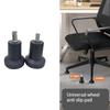 5Pcs Office Chair Glides Replacement Swivel Caster Wheels Heavy Duty Wheels for Fixed Stationary Use On All Floor Types
